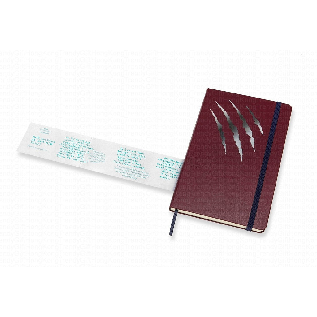 Moleskine Beauty & the Beast large ruled notebook, 13 × 21 cm