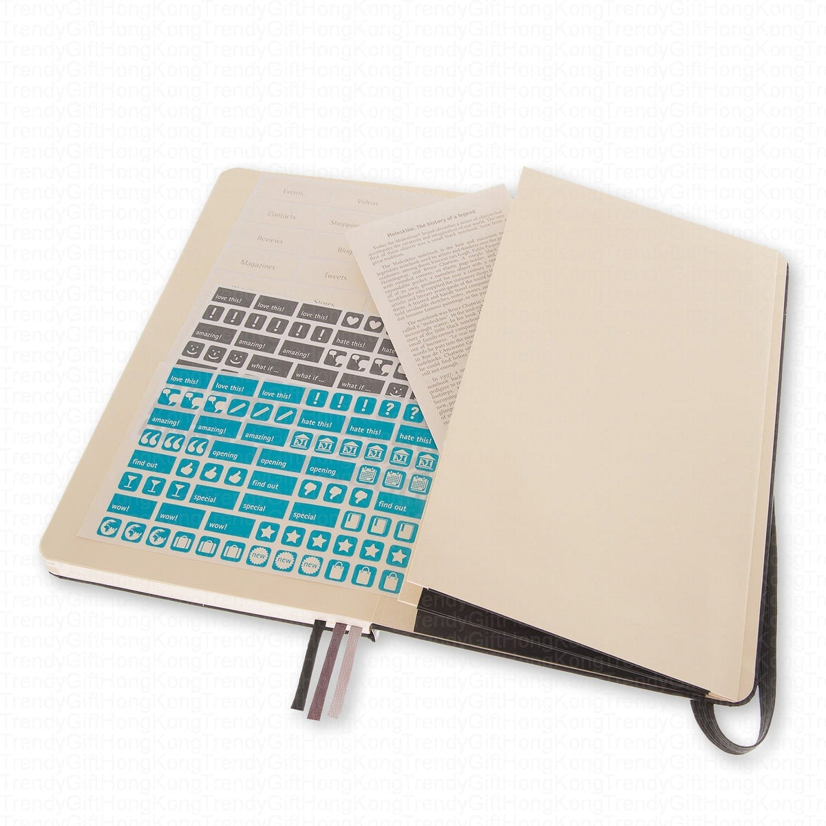 Moleskine Art Passion Journal 藝術主題日記本，13 × 21 厘米