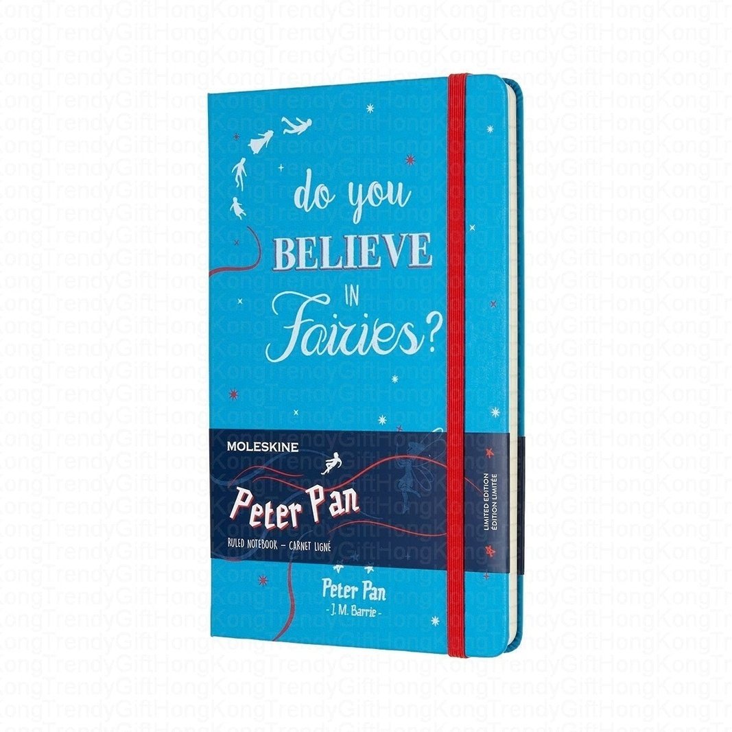 Moleskine Peter Pan 限量版橫線筆記本，主題封面與電影場景扉頁 Main image