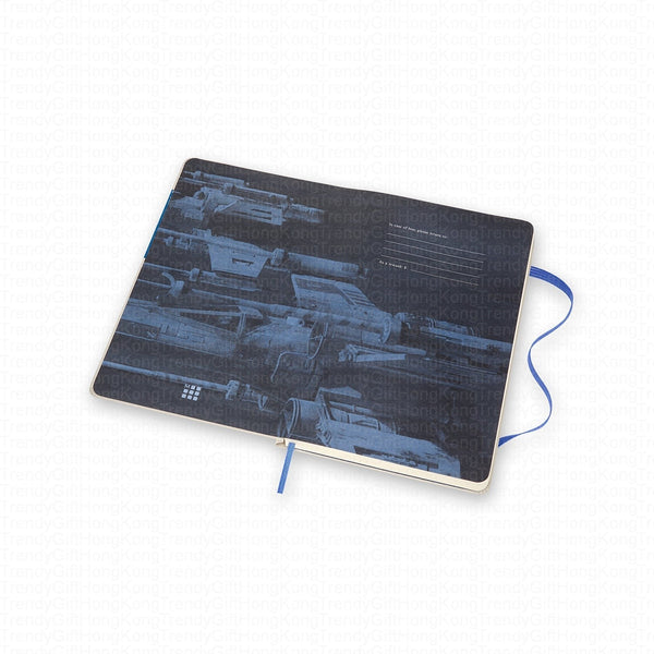 Moleskine Star Wars X-Wing limited-edition large ruled notebook, 13 × 21 cm
