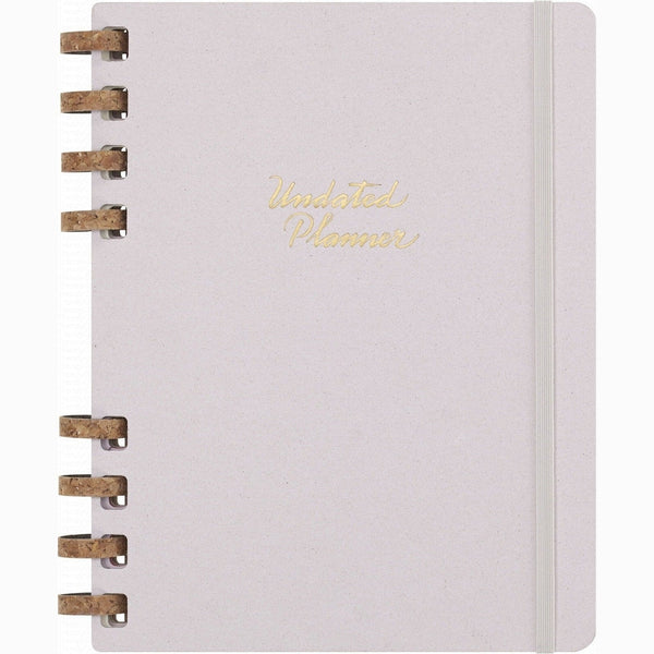 Moleskine 無日期 12 個月加大版螺旋計劃簿，硬面，19 × 25 厘米