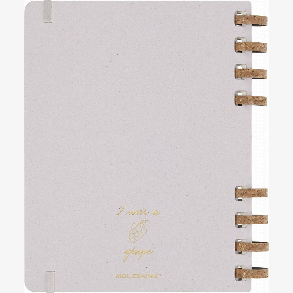 Moleskine 無日期 12 個月加大版螺旋計劃簿，硬面，19 × 25 厘米