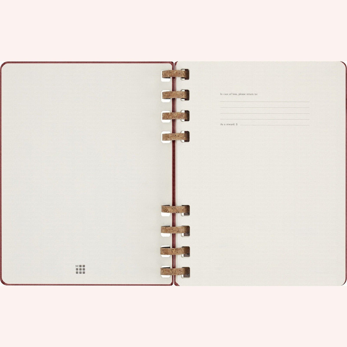 Moleskine 無日期 12 個月加大版螺旋計劃簿，硬面，19 × 25 厘米