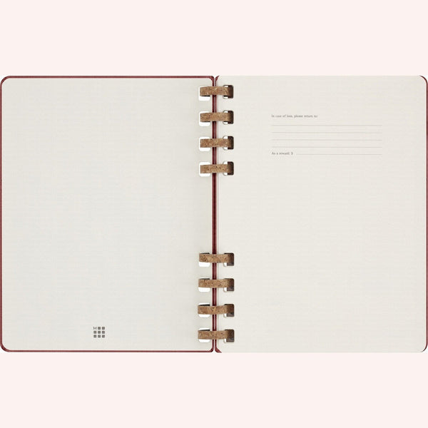 Moleskine 無日期 12 個月加大版螺旋計劃簿，硬面，19 × 25 厘米
