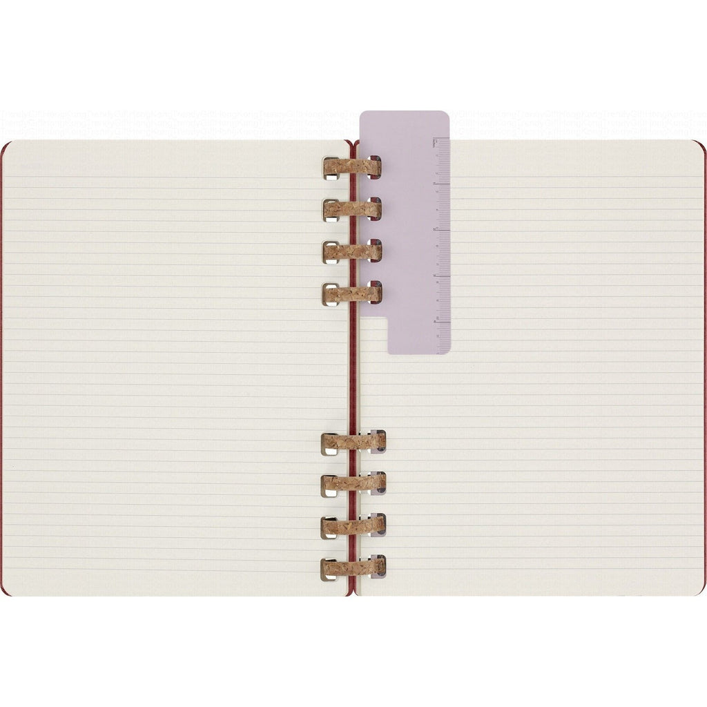 Moleskine 無日期 12 個月加大版螺旋計劃簿，硬面，19 × 25 厘米