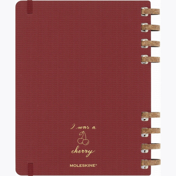 Moleskine 無日期 12 個月加大版螺旋計劃簿，硬面，19 × 25 厘米